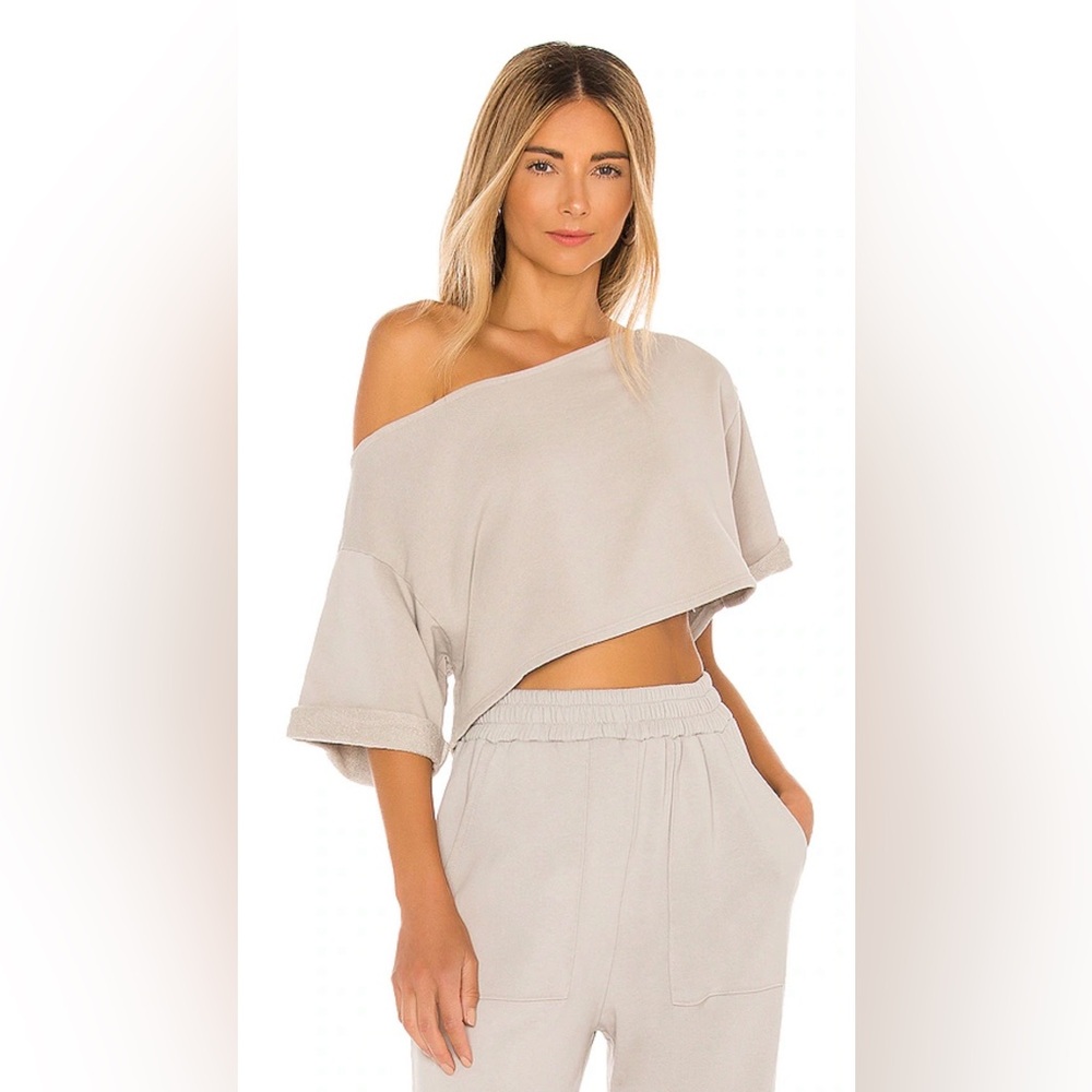 Lovers + Friends Off-Shoulder Crop Top